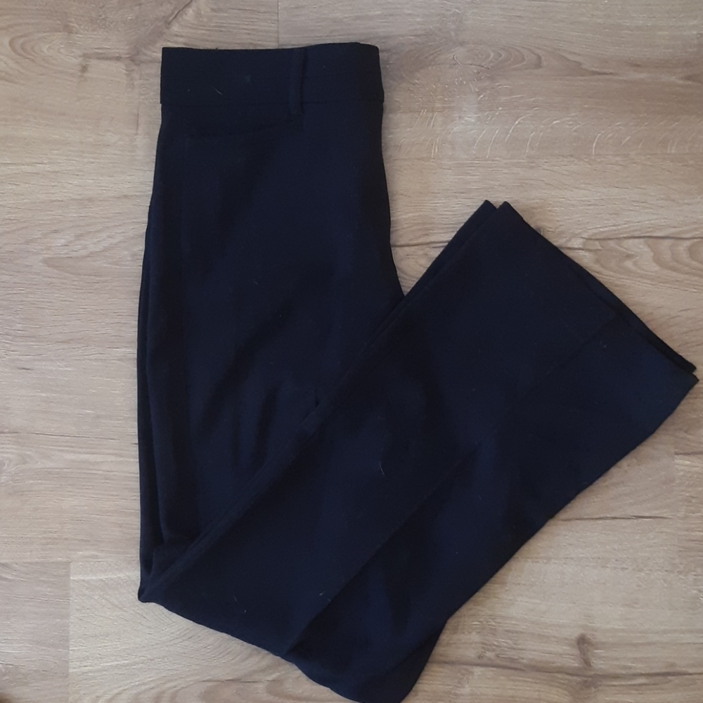 Straight leg, high waist work pants